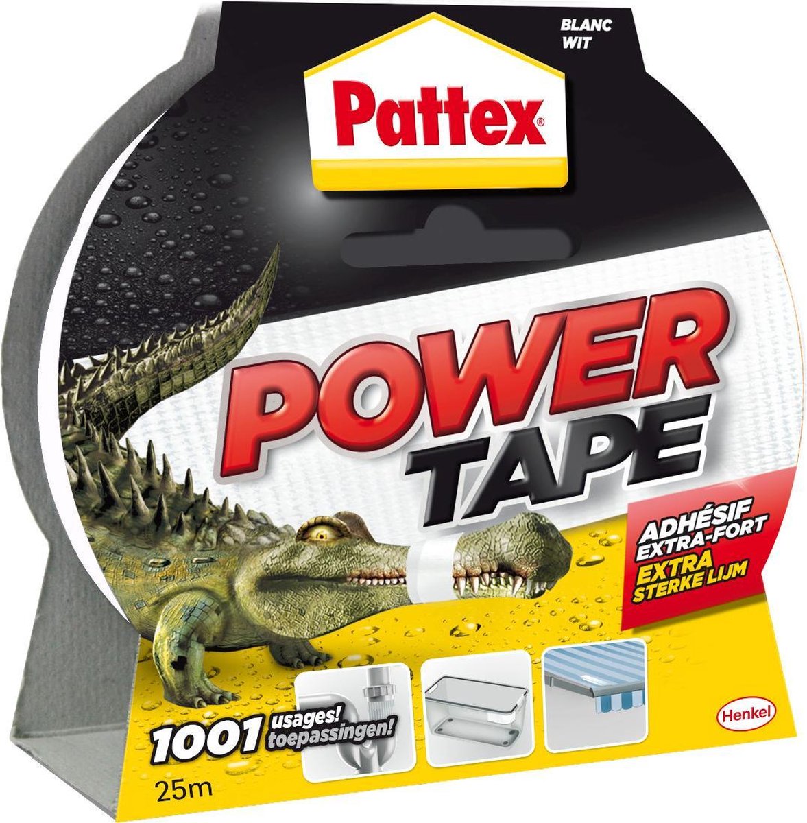 Pattex Power Tape Blanc 25m