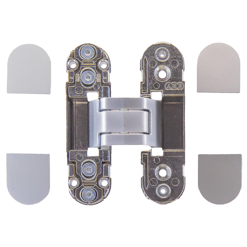 Onzichtbare scharnier AGB Eclipse 2 Inox look