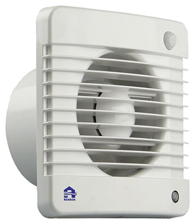 Renson mechanische ventilator met vochtsensor 7401H Ø100mm wit