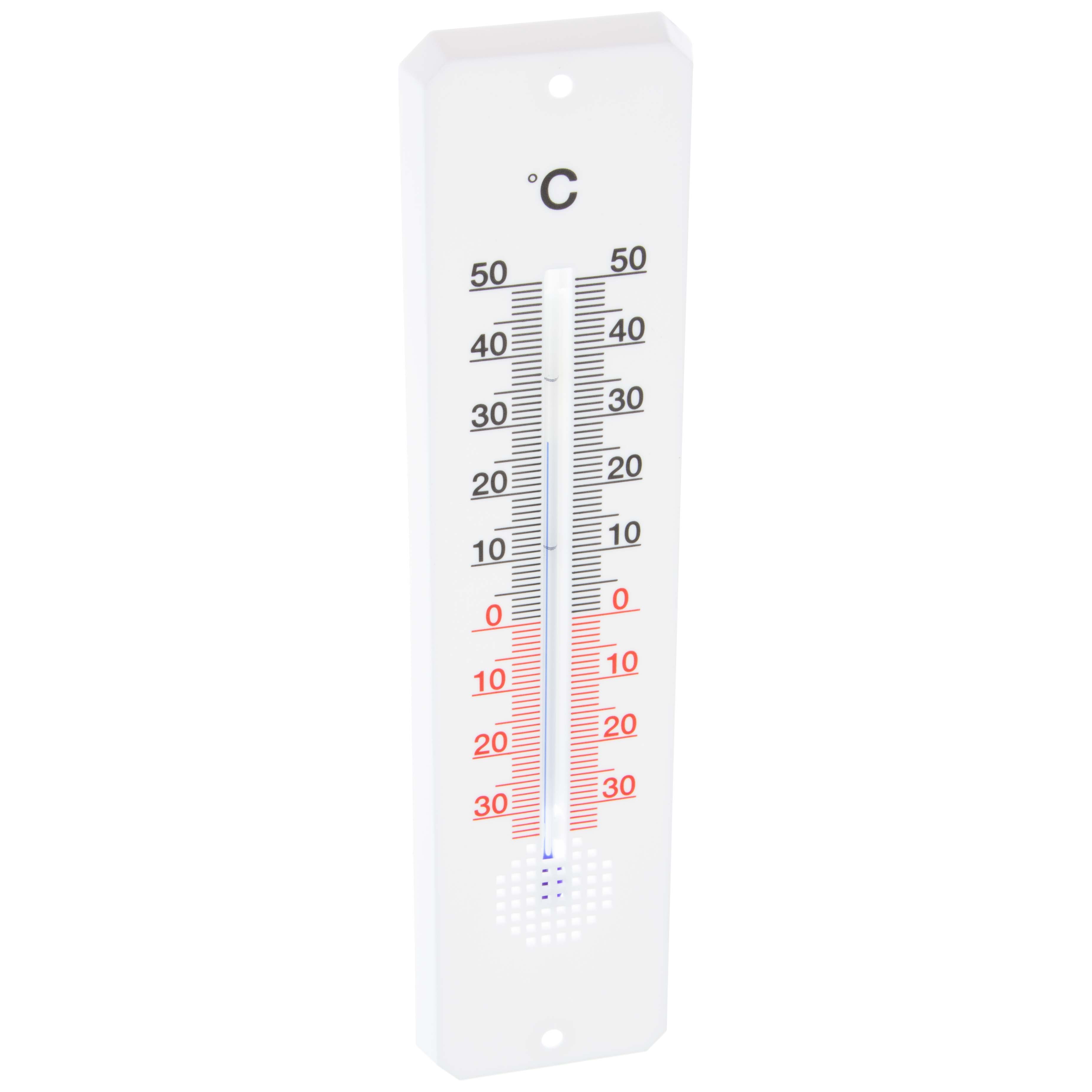 Thermometer trplast wit basic 195mm