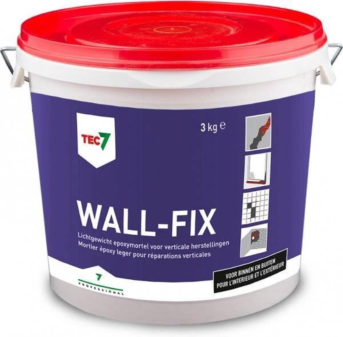 Tec7 Wall Fix 3kg - Mortier Époxyde Léger
