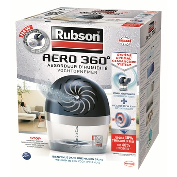 Rubson vochtopnemer aero 360° toestel met tab 450 g