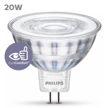 Philips LED Spot - 20 W - GU5.3 - blanc chaud