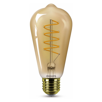 Philips LED Edison Ambre à filament - 25 W - E27 - dimmable blanc extra chaud
