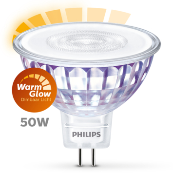 Philips LED Spot - 50 W - GU5.3 - dimmable blanc chaud