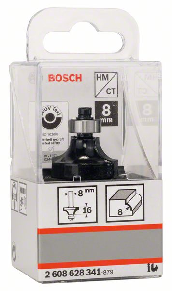 BOSCH AFRONDFREES HM 8X16MM 8MM