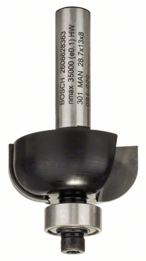 Bosch halfrondfrees hm 8x13mm 8mm
