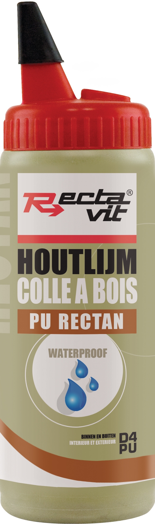 Rectavit Rectan - Colle À Bois Pu Ambre 500g
