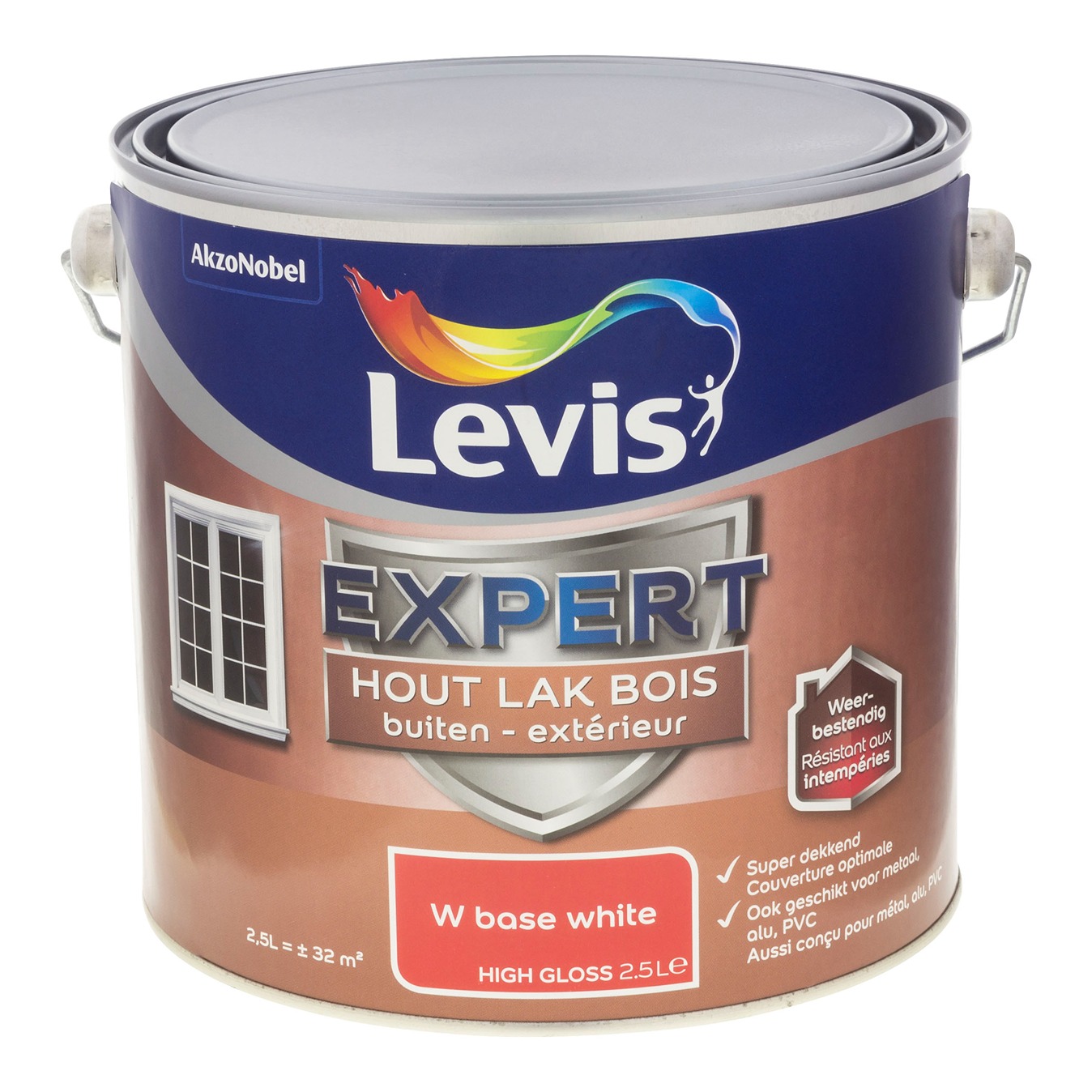 Levis Expert Hout Lak Buiten High Gloss Mix Base C - 1l