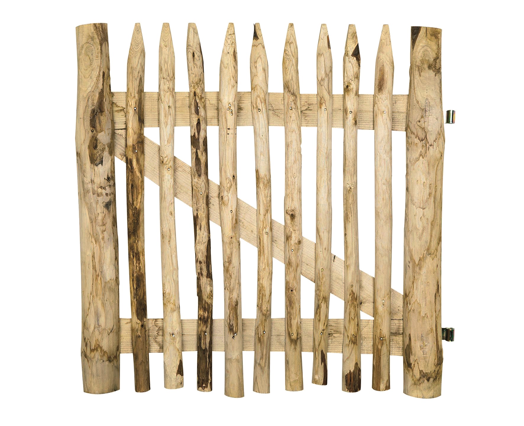 Poort kastanje 100x120H - FSC mix 70% - WB-COC