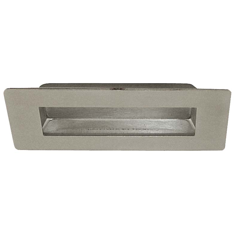 Komgreep inox rechth.