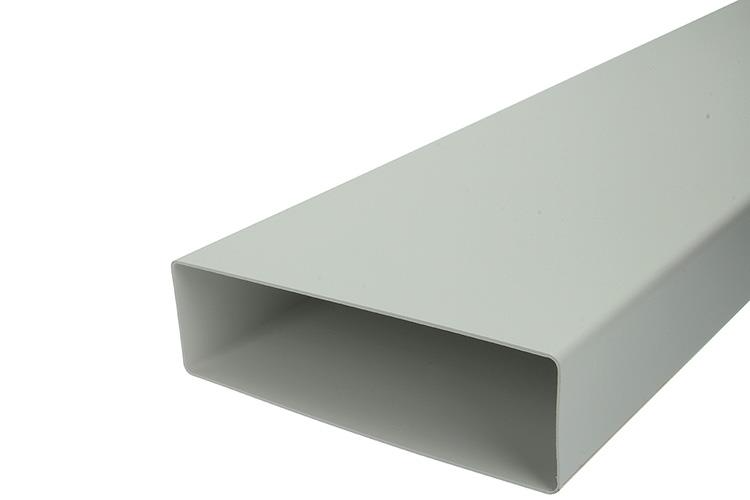 Renson PVC buisstuk rechthoekig 1m 7028 wit 204x60mm