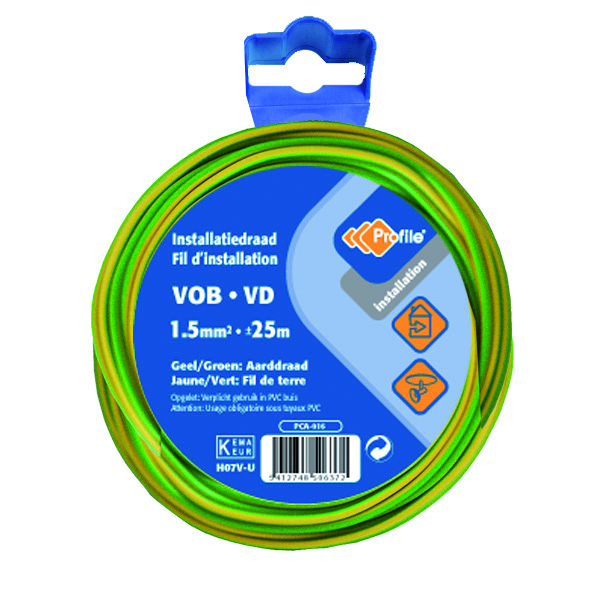 VOB 1.5 JAUNE/VERT 25M BLISTER