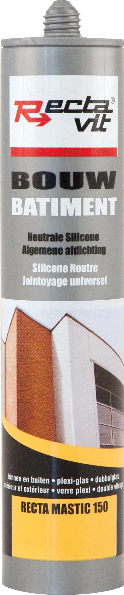 Rectavit Recta-Mastic 150 Bâtiment Gris 310ml