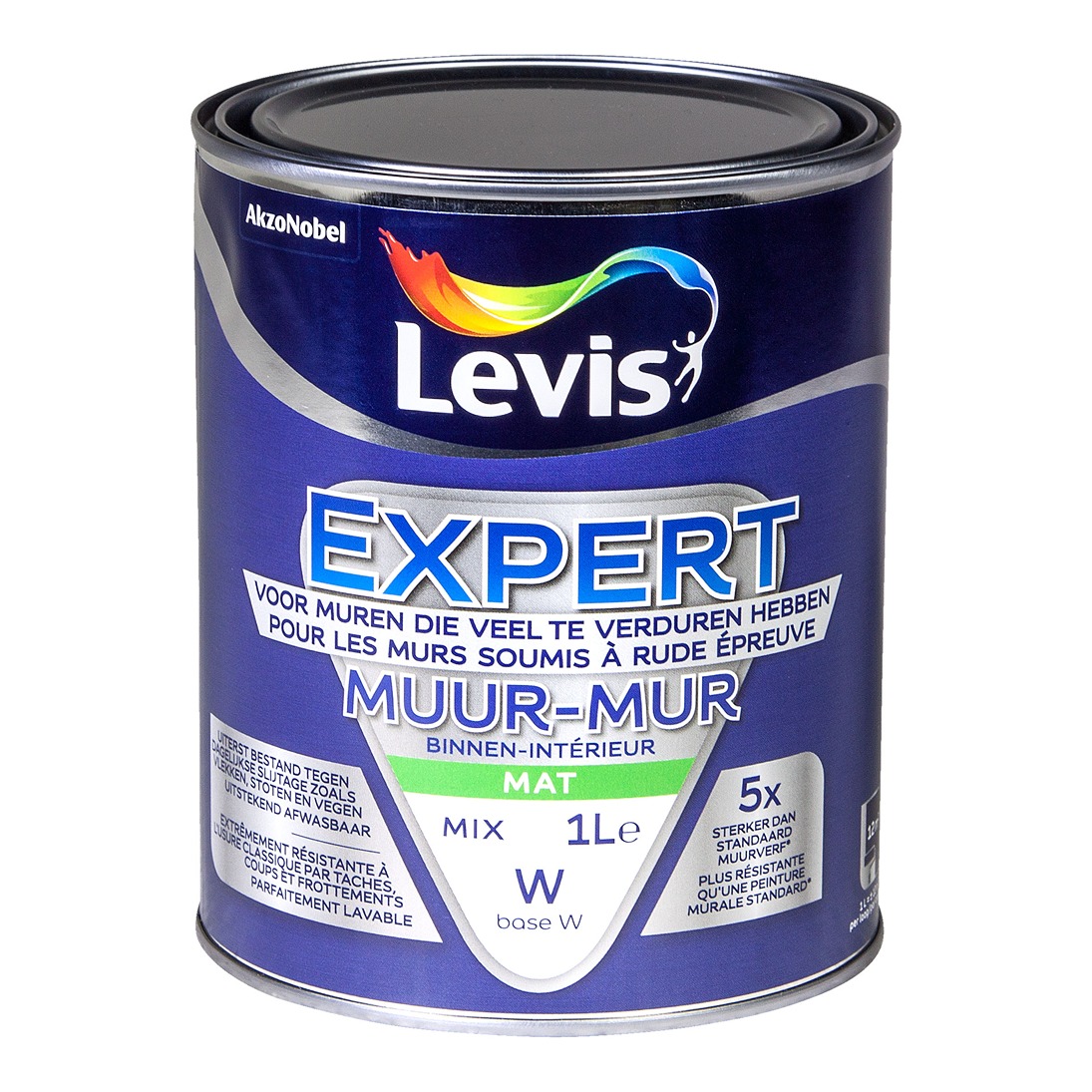 Levis Expert Muur Binnen Mix Mat Base W - 1l