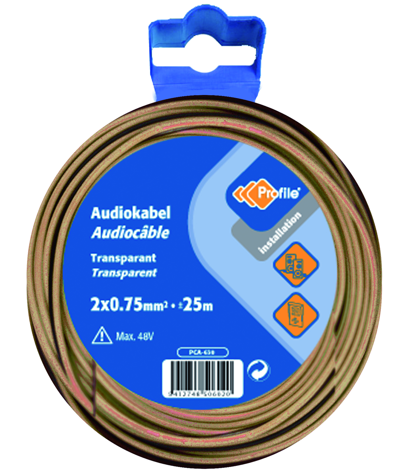VTLMB 2X0.75 TRANSPARENT 10M BLISTER