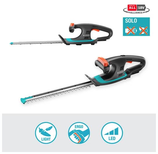 Gardena Cisaille à haies à batterie EasyCut 40/18V P4A Solo