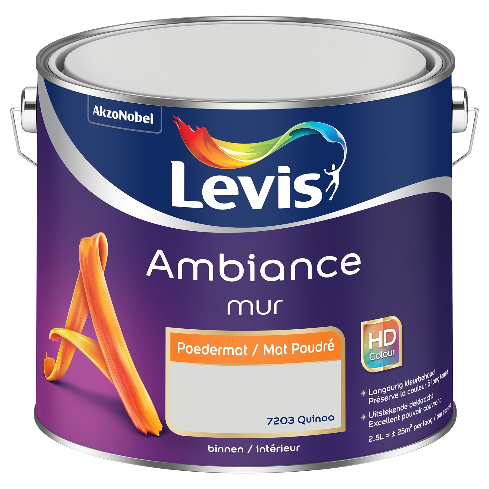 Levis Ambiance Mur Poedermat 2.5l Quinoa