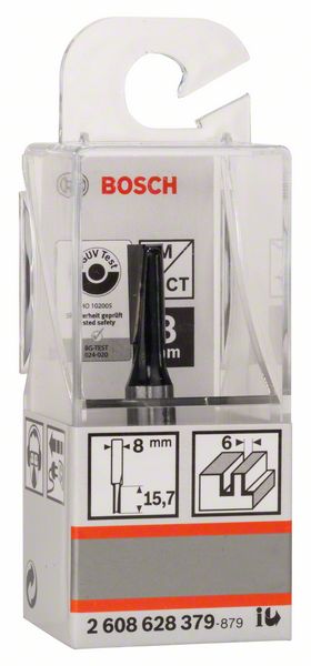 Bosch fraise à rainurer hm 6x16mm 8mm