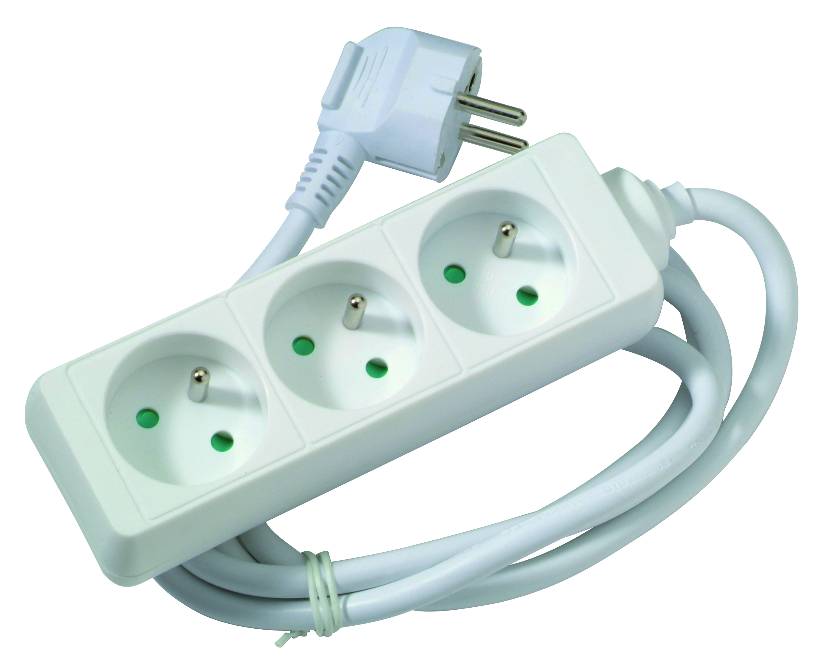 3V STOPCONTACT +1.5M WIT