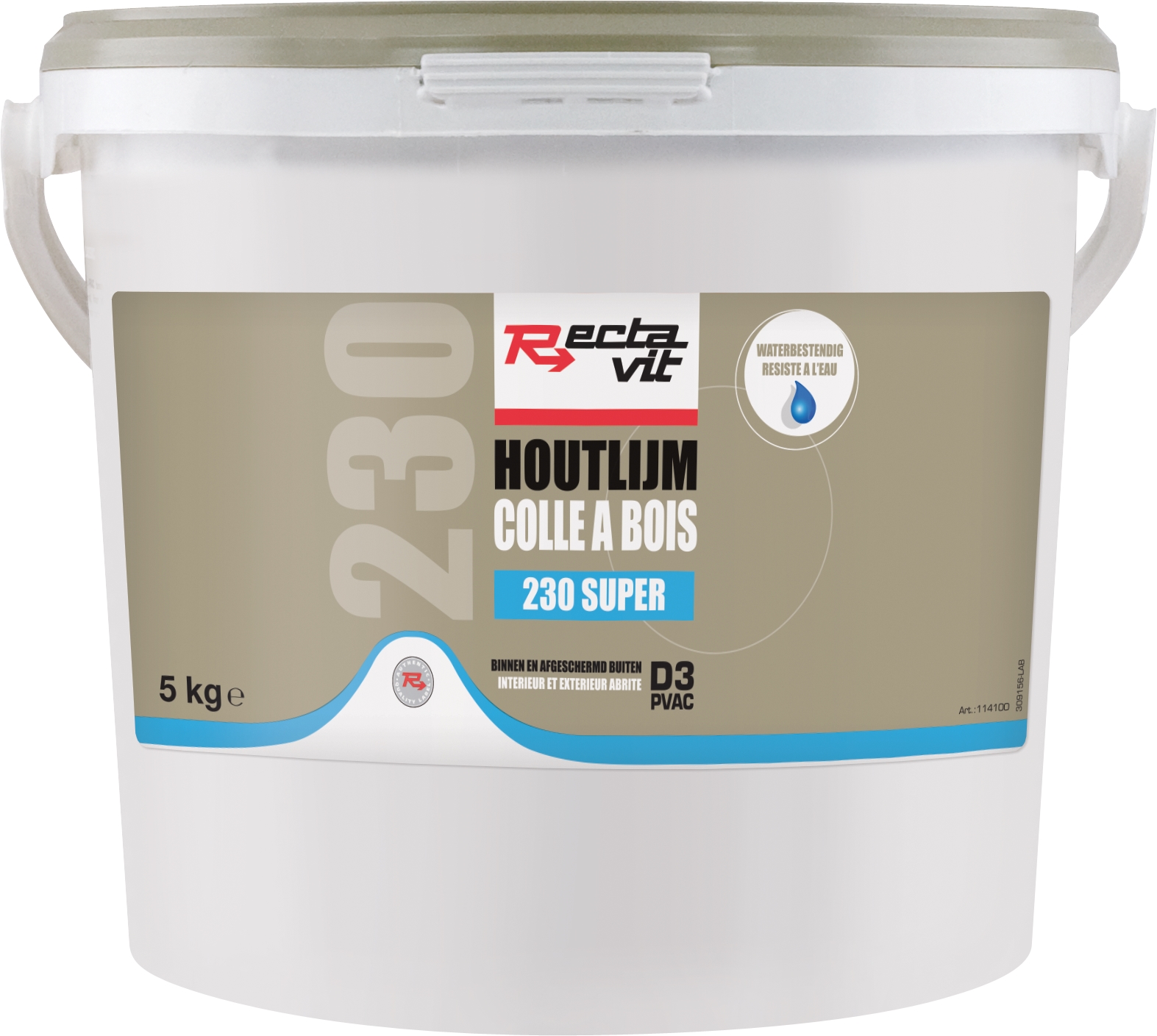 Rectavit 230 Super - Colle À Bois Blanche 5kg
