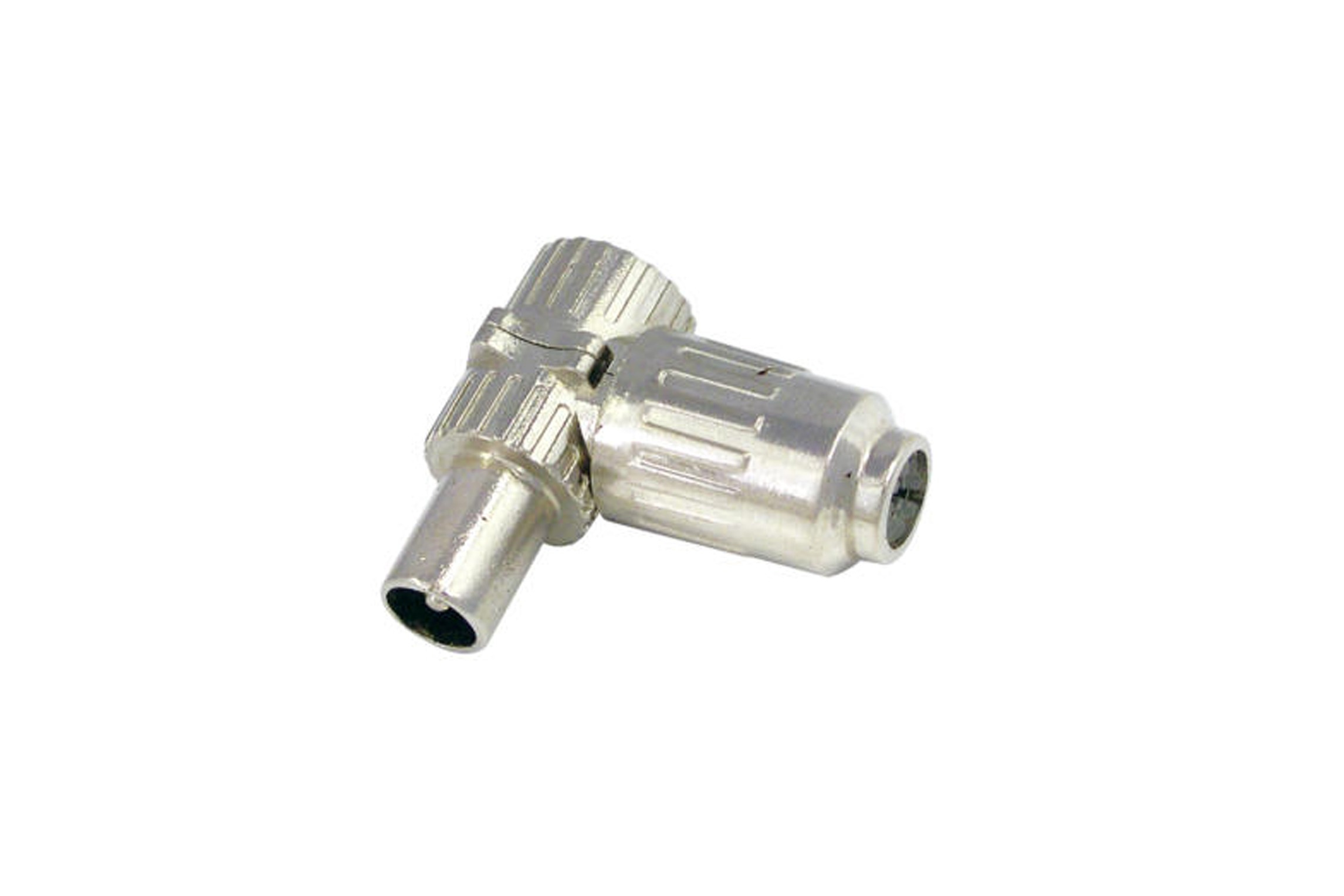 STEKKER COAX SHIELDED METAAL 2 STUKS