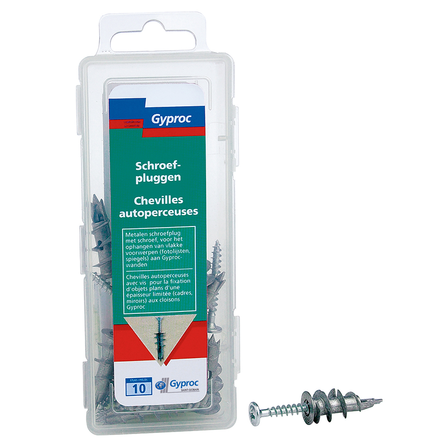Gyproc Chevilles Autoperceuses 10pcs