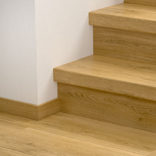 Quickstep Couvre-Marches en Vinyle Bloom 1474x136mm 40238 Chêne Fumé Ramageux