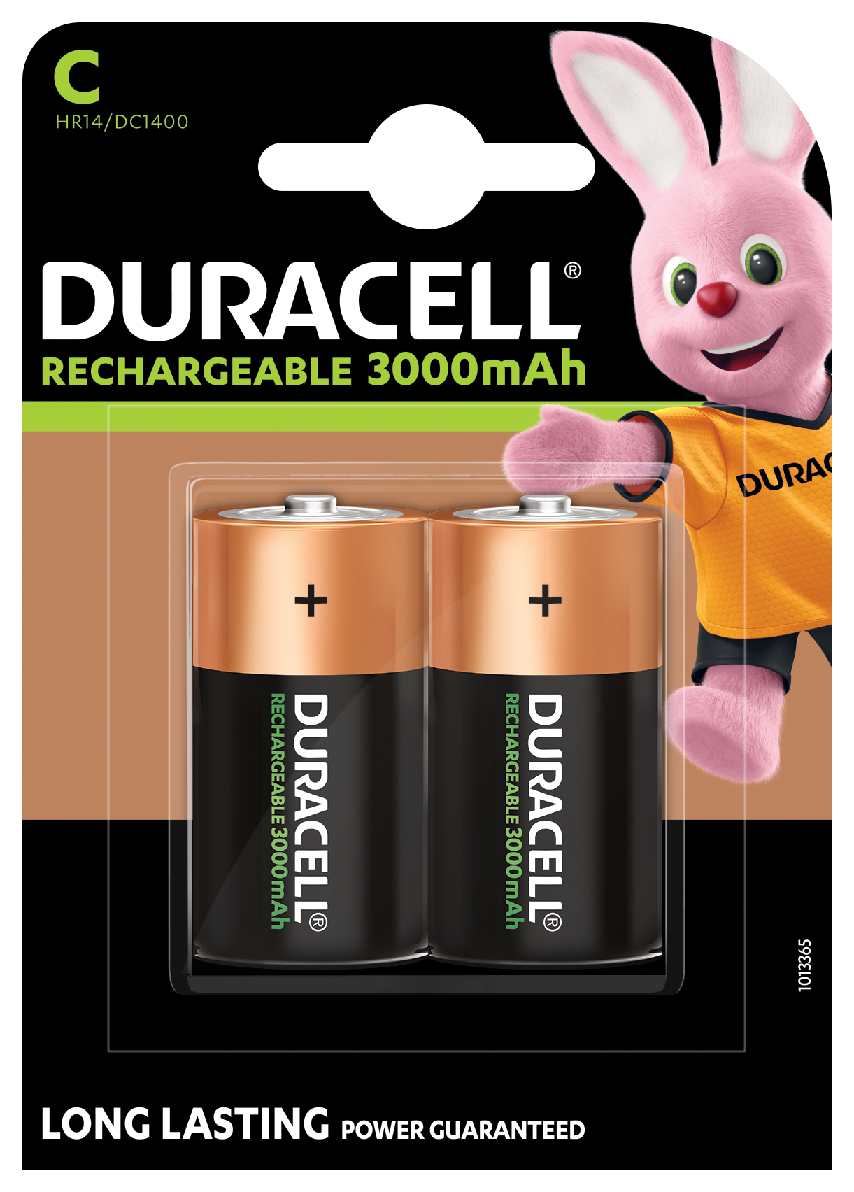 Duracell Pile Rechargeable Ni-MH C 3000 mAh 1.5V (2 pcs)