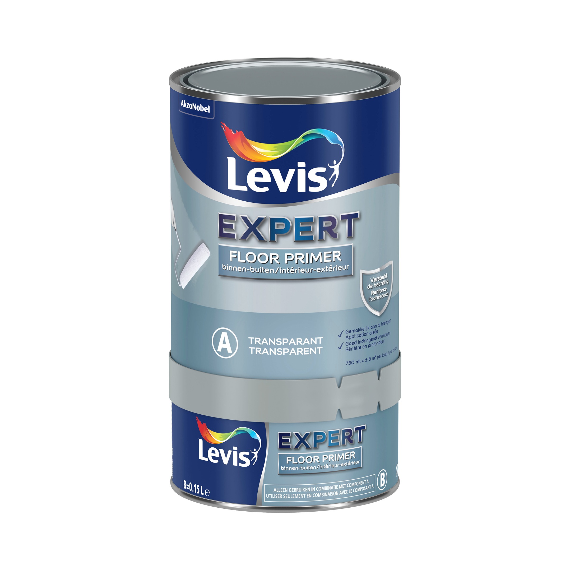 Levis Floor Primer 0.75l Wit