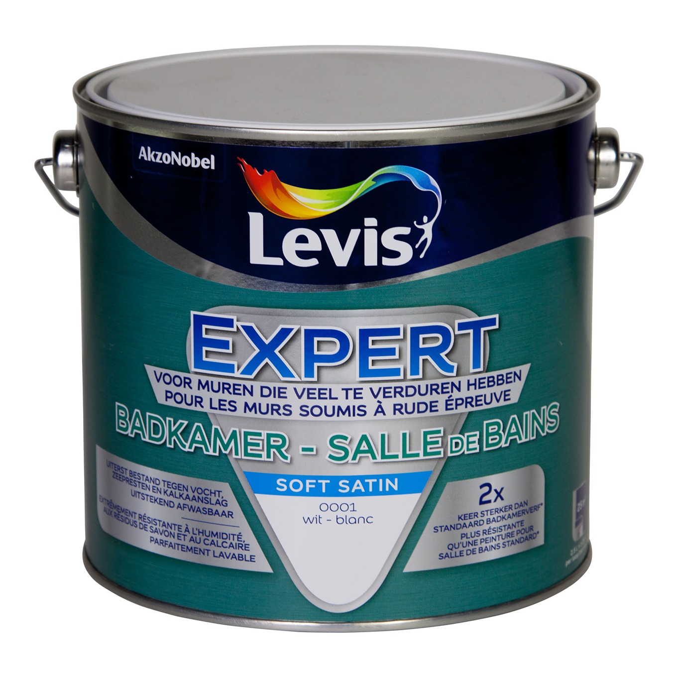 Levis Expert Salle de Bains 2.5l Blanc