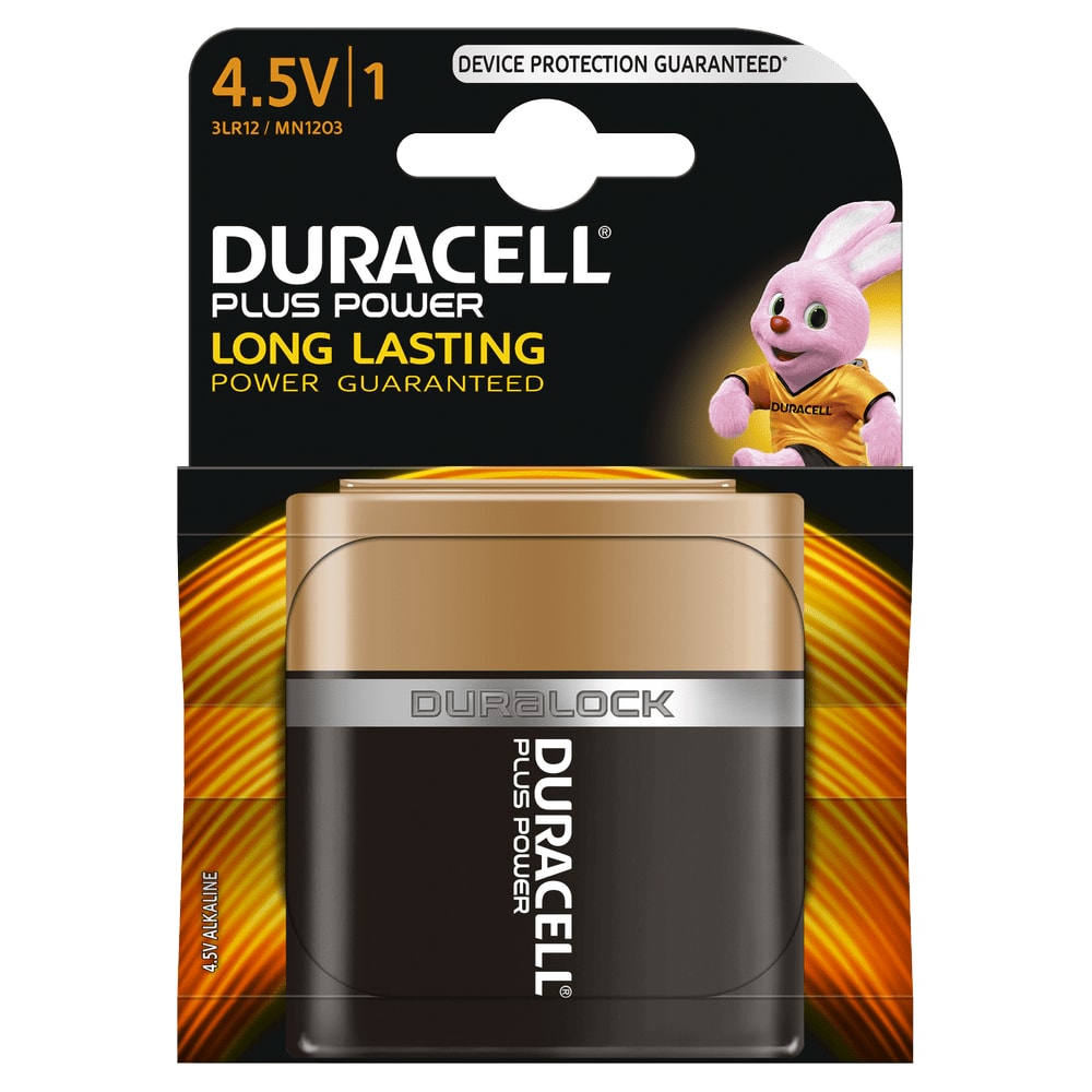 Duracell Pile Alcaline Plus Plat 4.5V