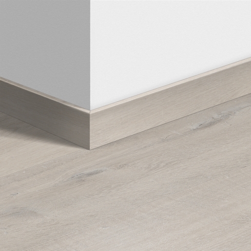 Quick-Step vinyle - Plinthe standard 40200 Chêne coton blush blanc 2400x58x12mm
