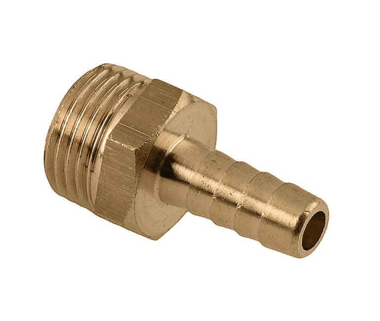1 Téton pour buthane 9 mm x 3/8" M - laiton