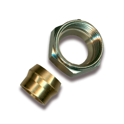 1 Raccord mécanique pour tube en cuivre 15 x 1 mm - Laiton