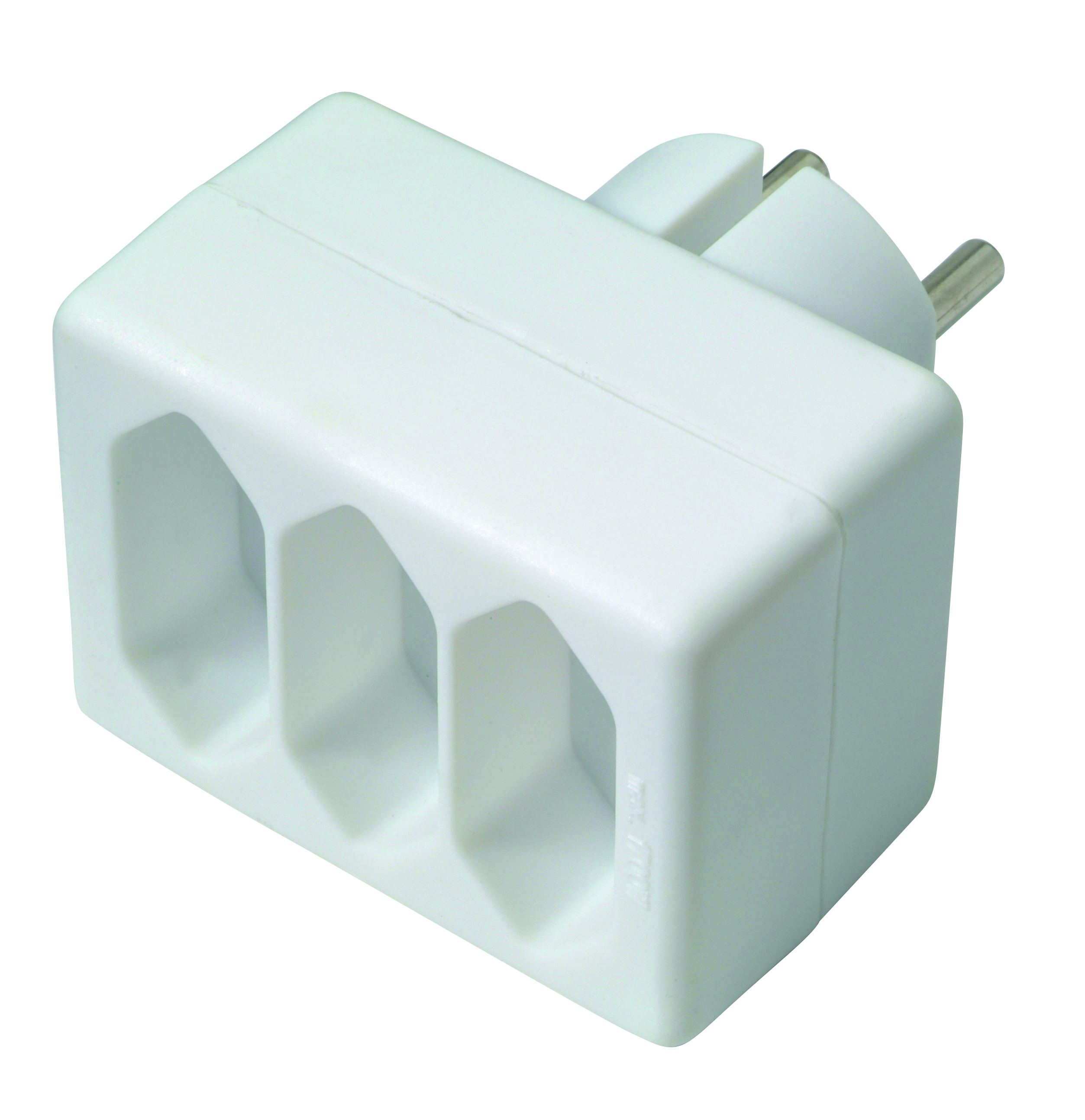 DOMINO 3X2.5A BLANC