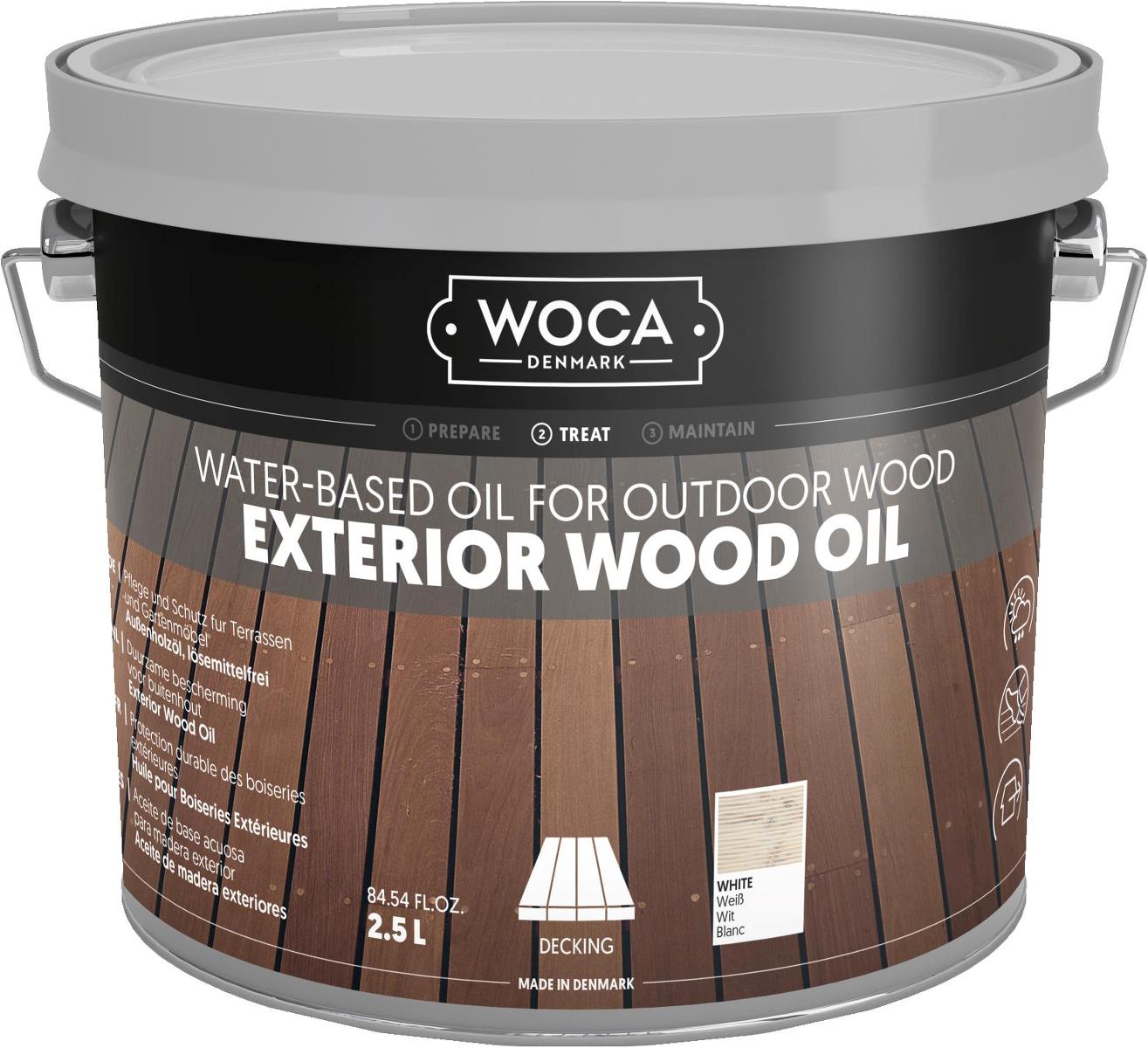Woca exterior oil wit 750ml
