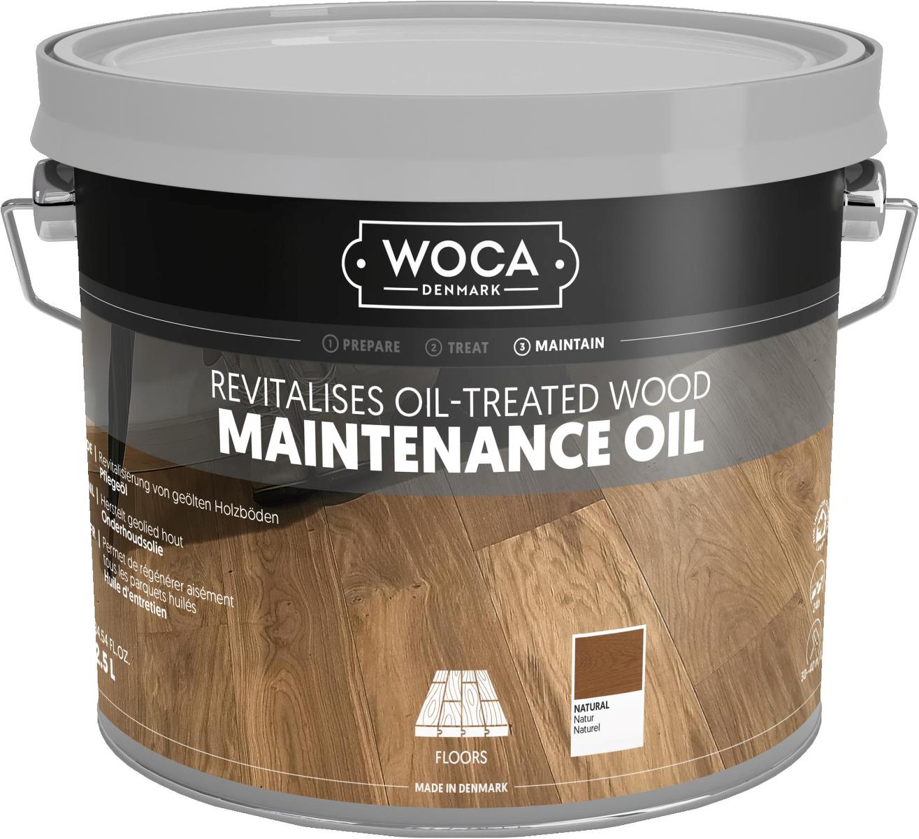 Woca onderhoudsolie voc free naturel 2,5l