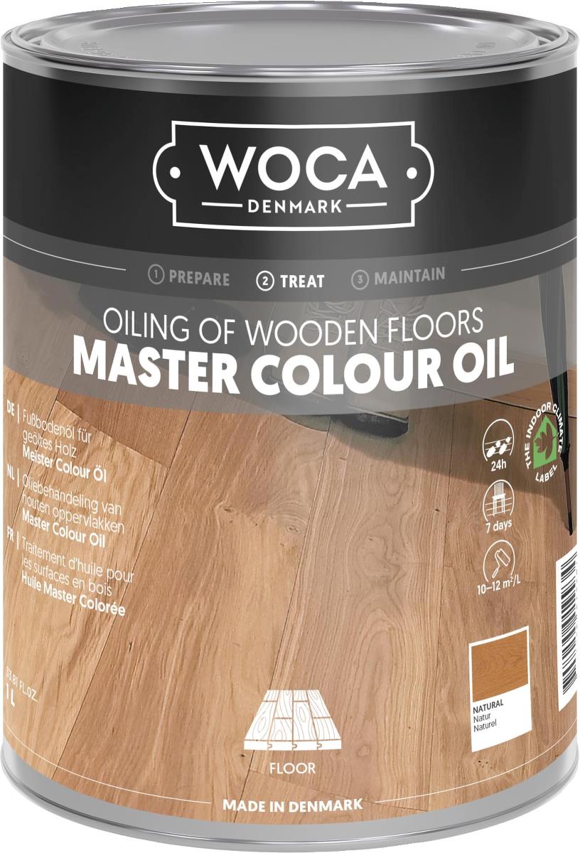 Woca master floor oil voc free naturel 1l