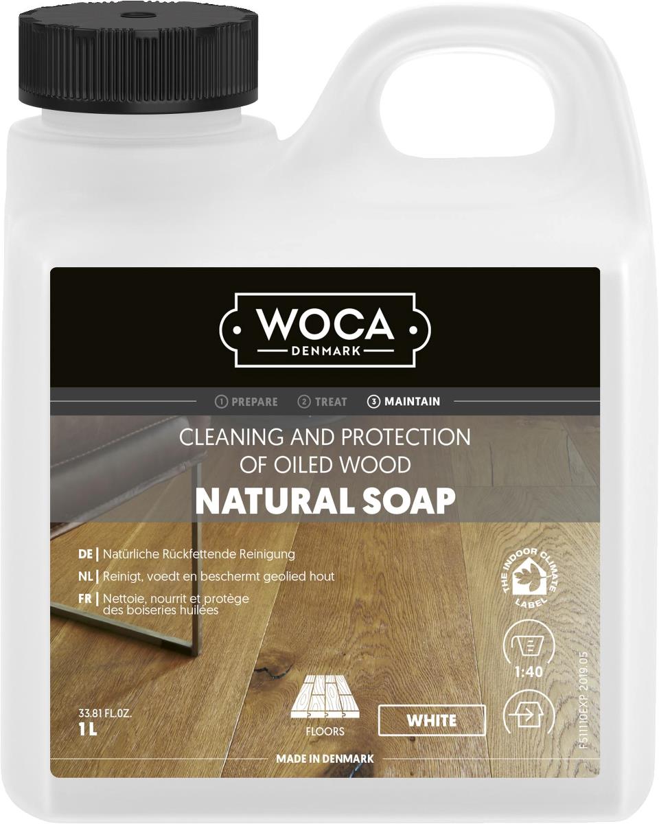 WOCA savon naturel - blanc - 1 litre