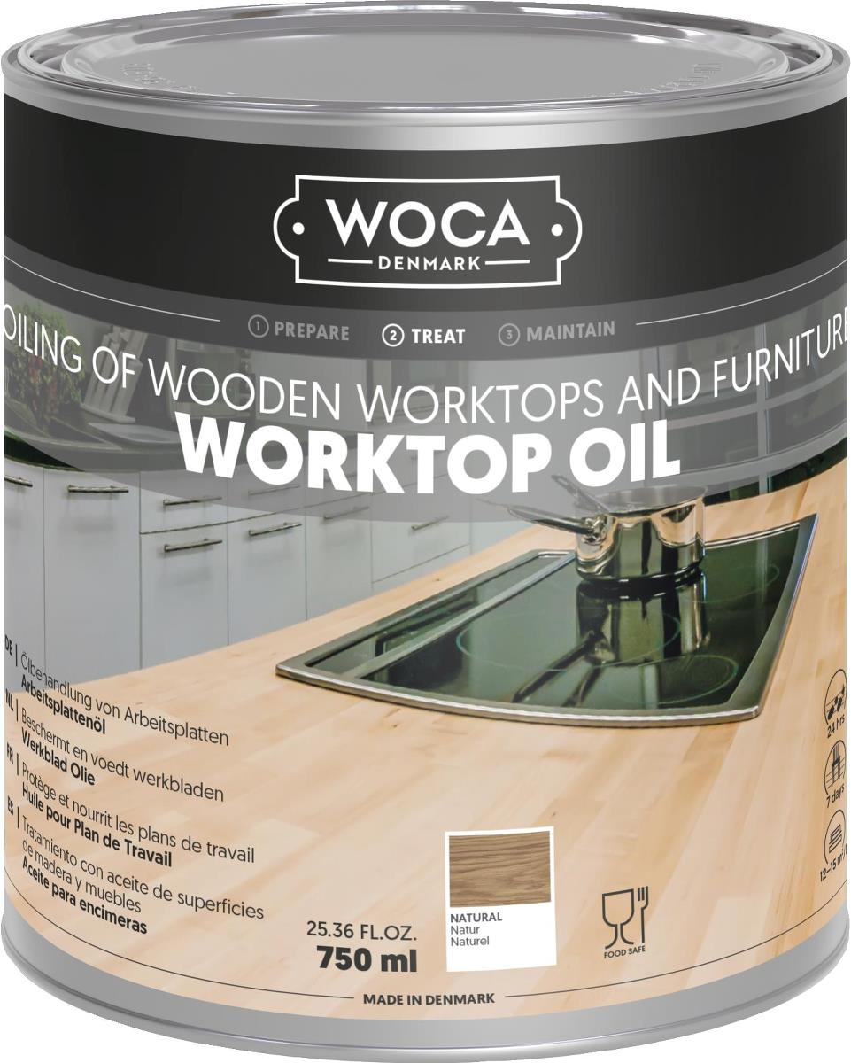 Woca werkbladolie voc free naturel 750ml