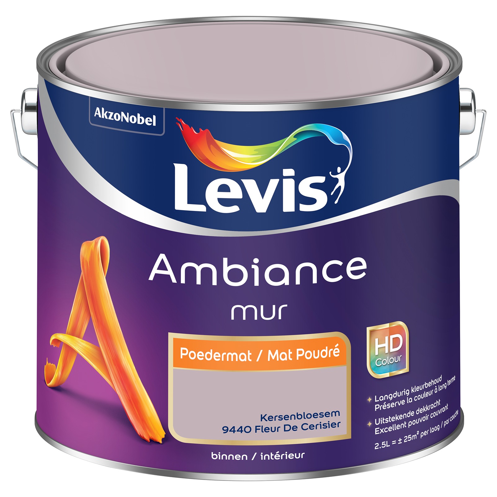 Levis Ambiance Mur Poedermat 2.5l Kersenbloesem