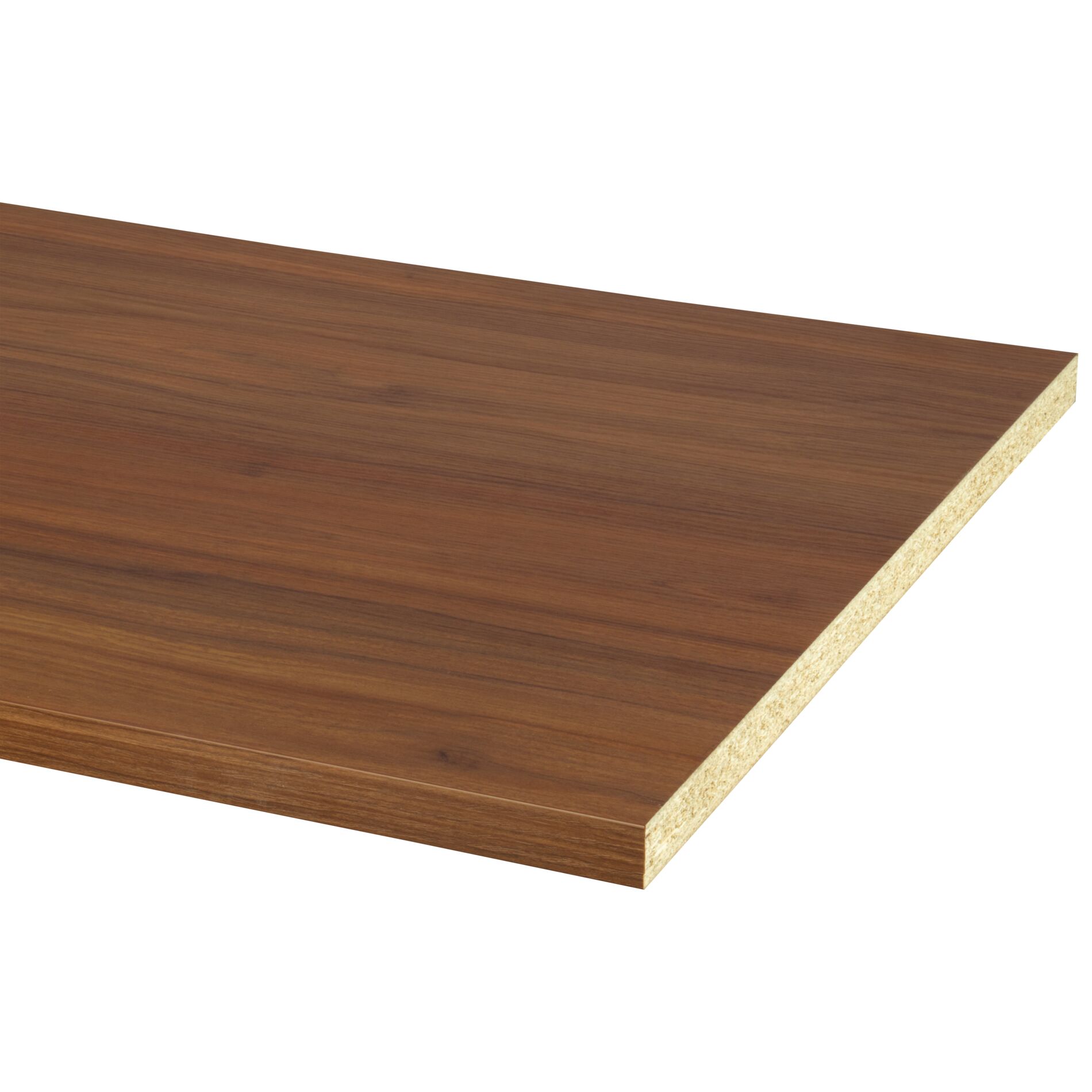 Cando plan de travail 302x63,5x2,8 noyer