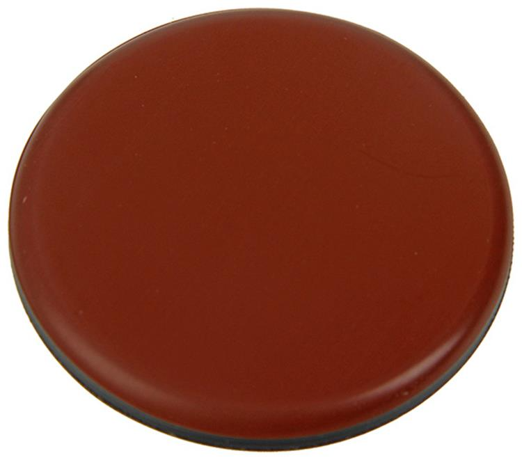Patin super-glisseur adhésif brun rond rond Ø65mm (4 pièces) 