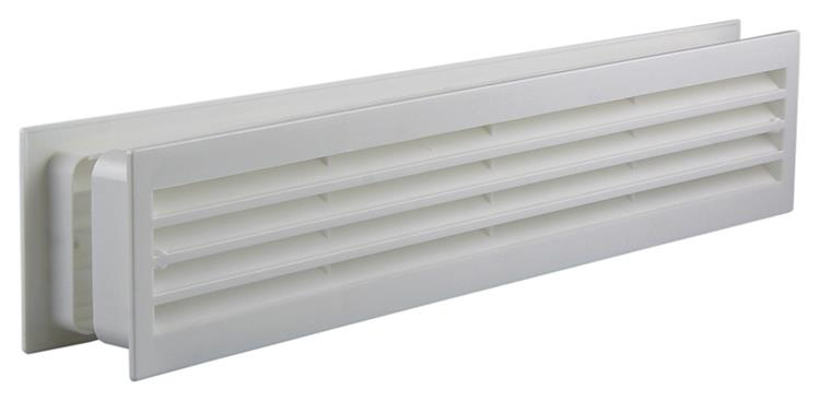 Renson grille de porte PVC 761 wit 450x90mm