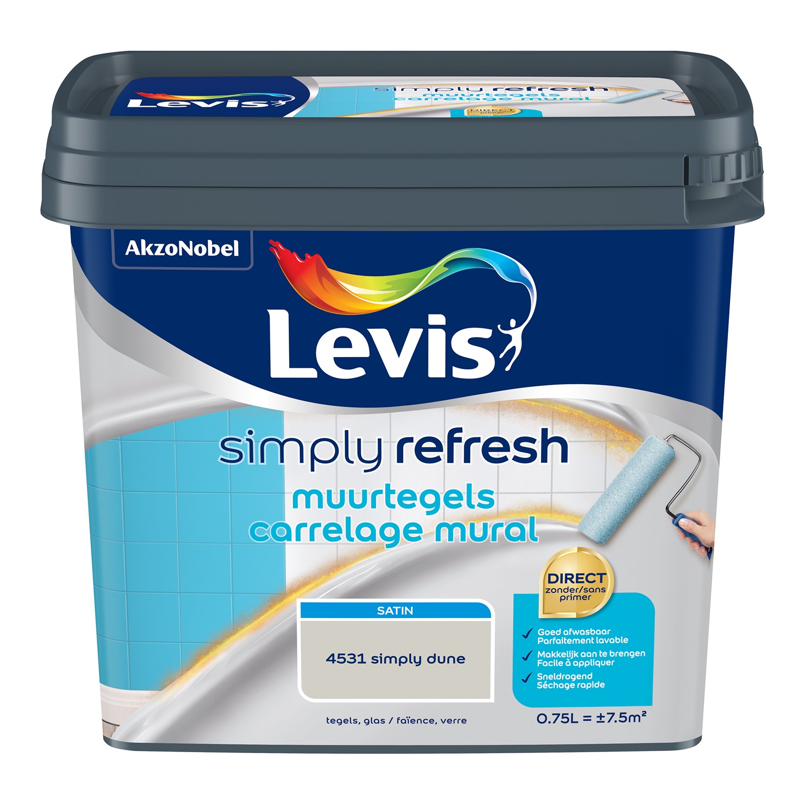 Levis Simply Refresh Carrelage Mural Satin Simply Dune 0.75l
