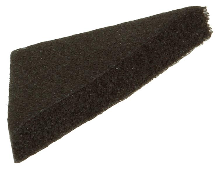Taquet mousse triangulaire adhésif noir 15x15mm (24 pièces)