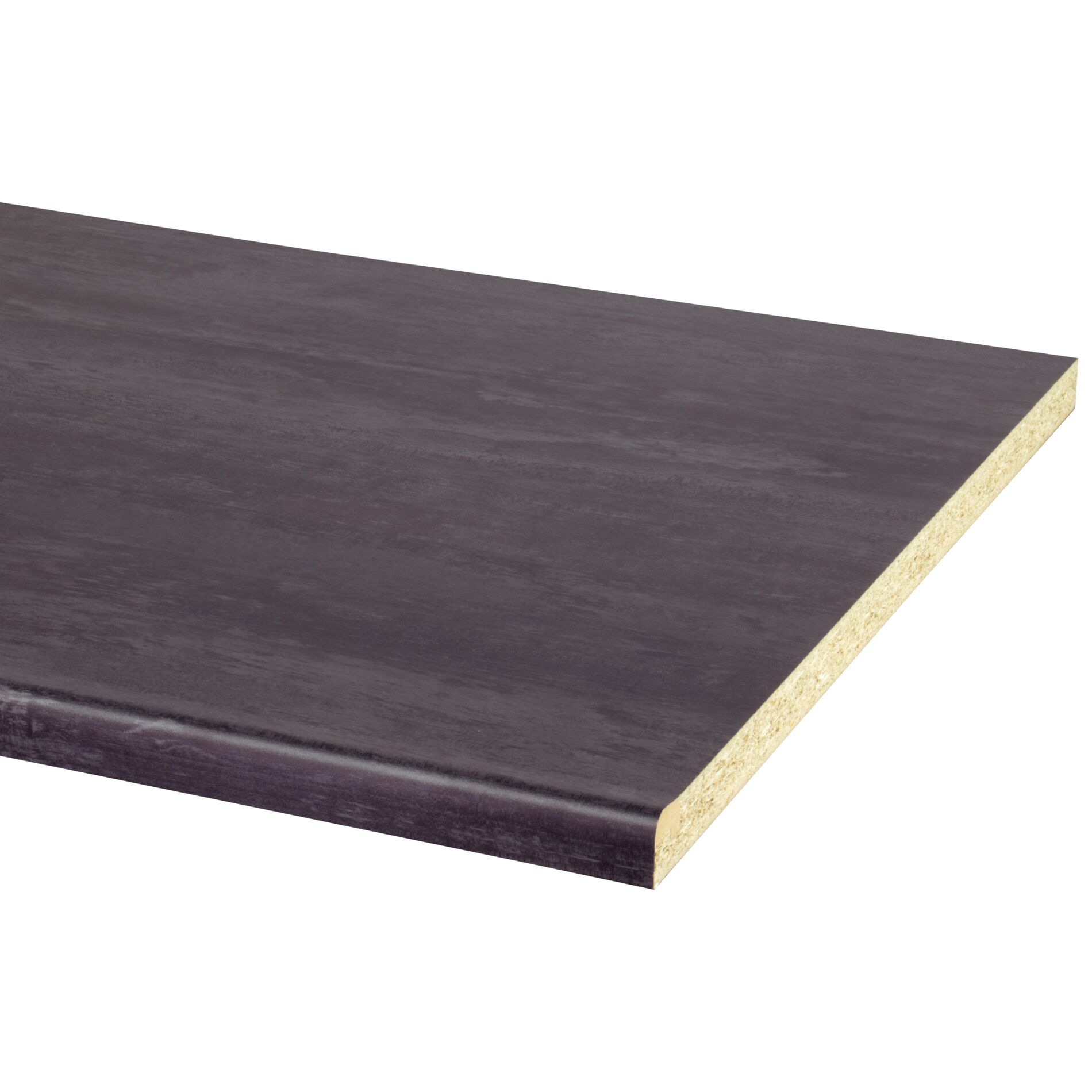 Cando aanrechtblad 302x60x2,8cm staalgrijs met waterkering
