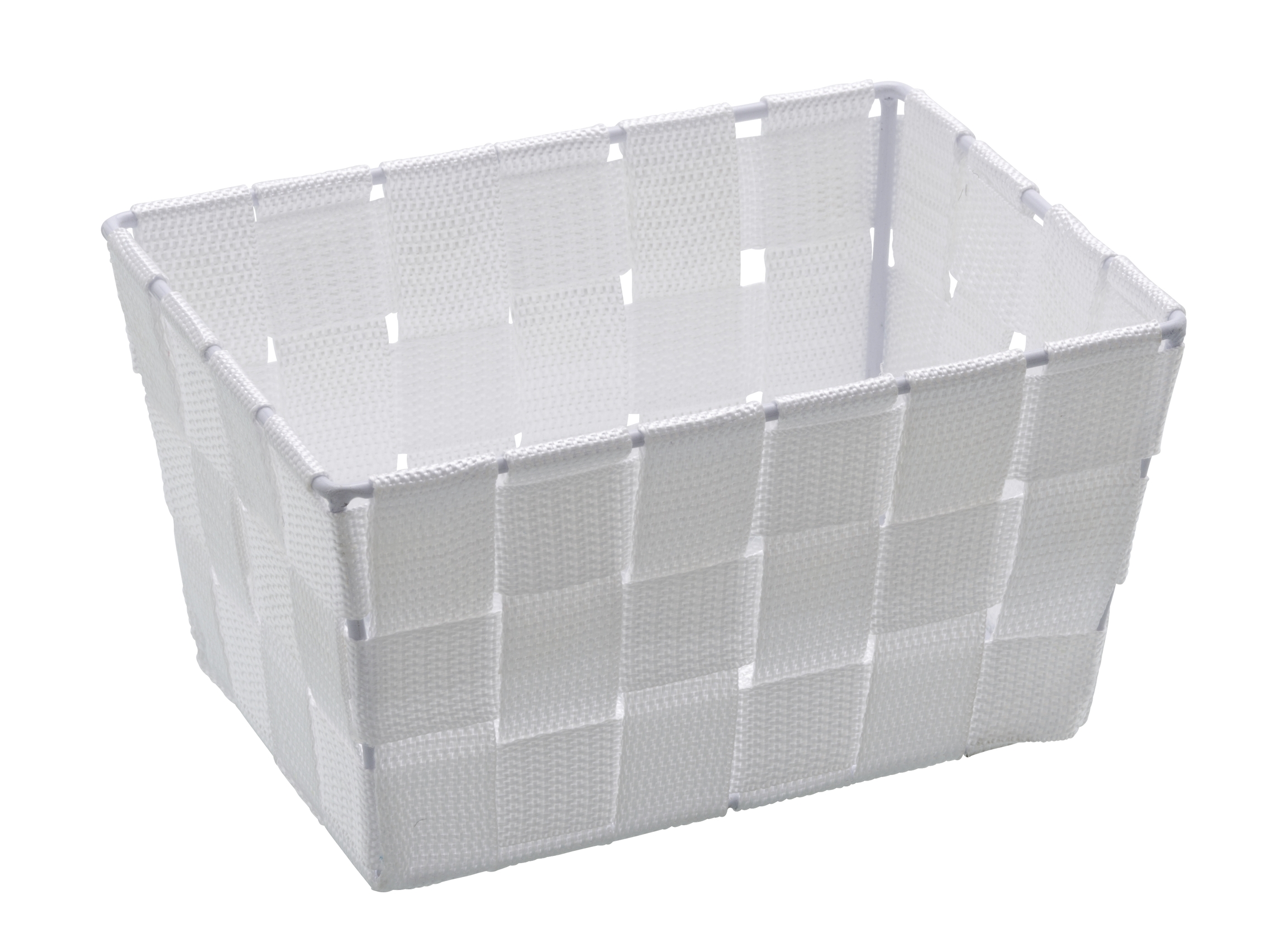 Wenko Corbeille SDB Adria mini long blanc