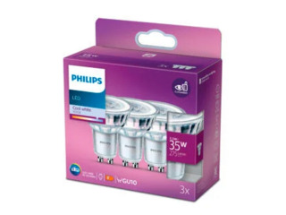 Energiezuinige Philips LED Spot - 35 W - GU10 - koelwit licht - 3 stuks - Bespaar op energiekosten